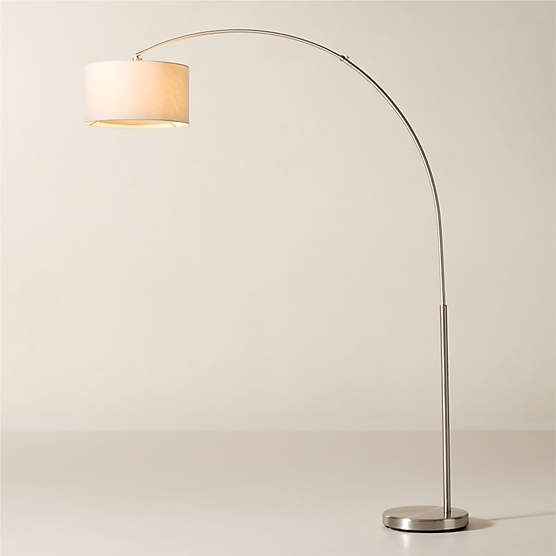 Big Dipper Arc Brushed-Nickel Floor Lamp
