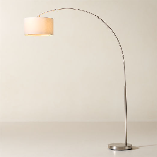Big Dipper Arc Brushed-Nickel Floor Lamp