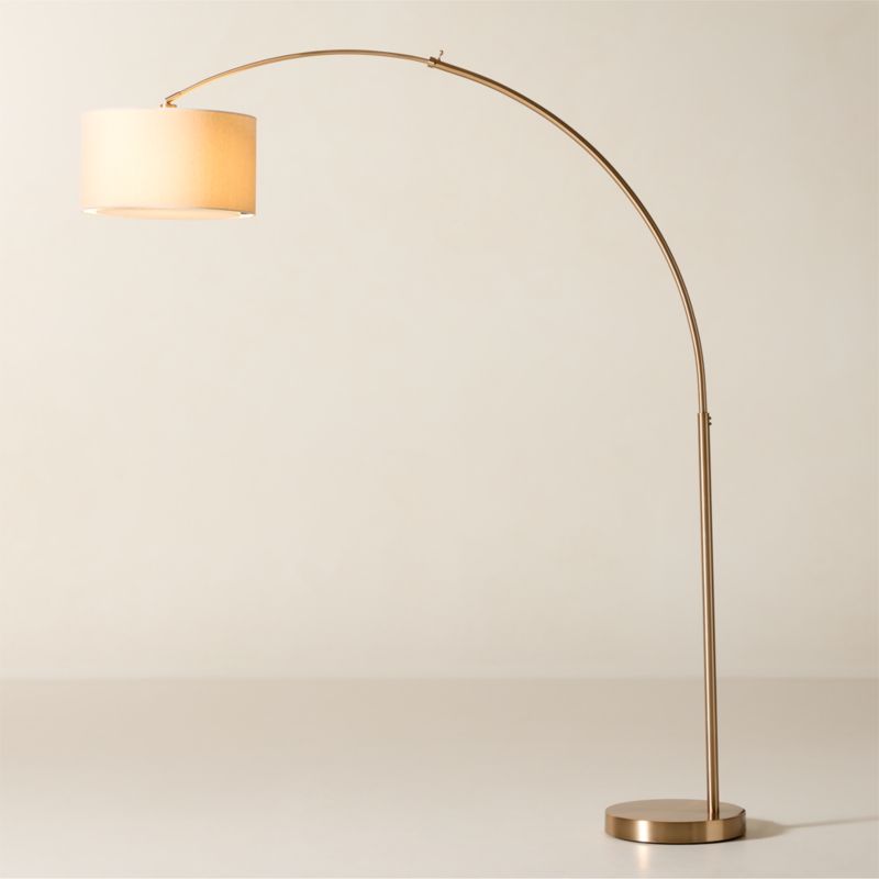 View Big Dipper Arc Brass Floor Lamp details