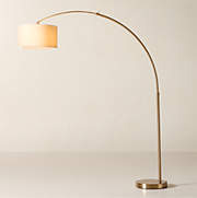 Big Dipper Arc Brass Floor Lamp + Reviews | CB2