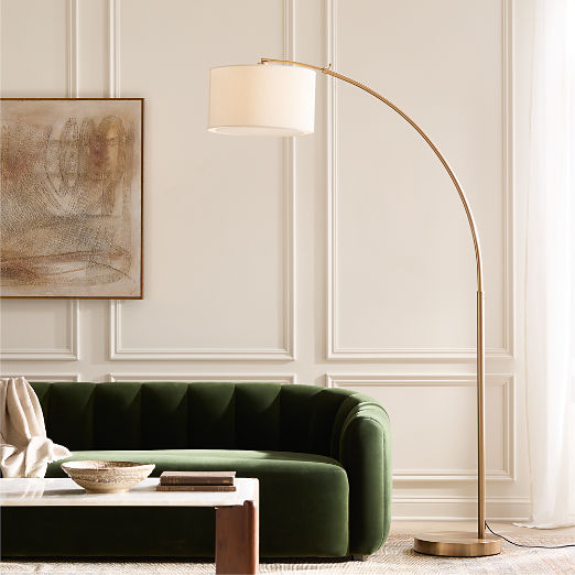 Big Dipper Arc Brass Floor Lamp