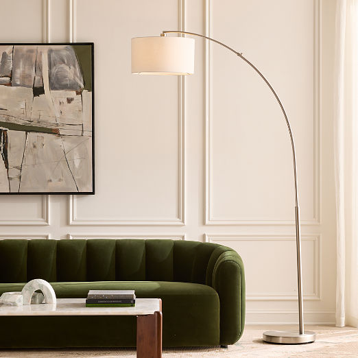 Big Dipper Arc Brushed-Nickel Floor Lamp