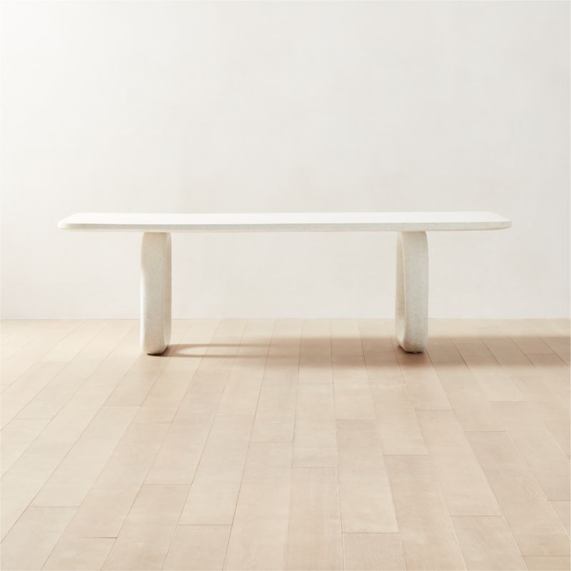 Bima Rectangular Recycled Terrazzo Dining Table - image 0 of 8