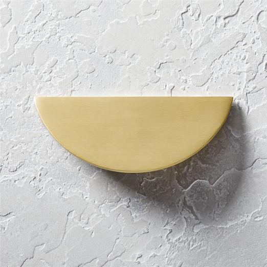 Bin Brushed Brass Pull 4"