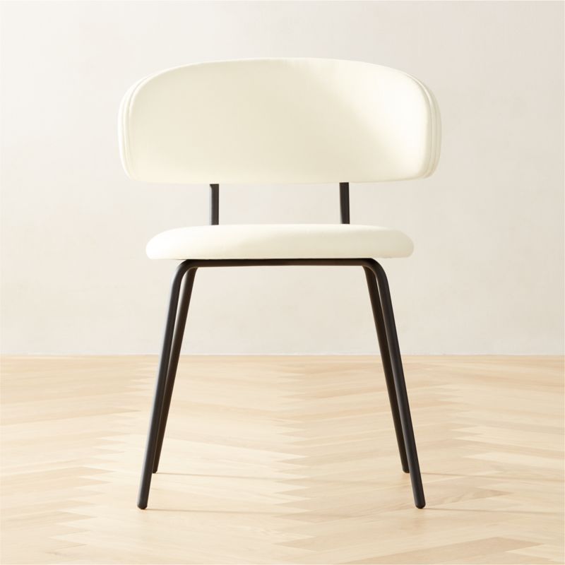 View Birba Cream Velvet Dining Chair details
