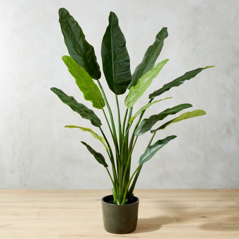 Faux 70 Potted Bird Of Paradise Reviews Cb2