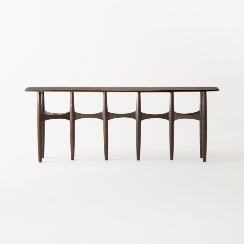 Bixby 80" Bronze Cast Aluminum Console Table - image 7 of 11