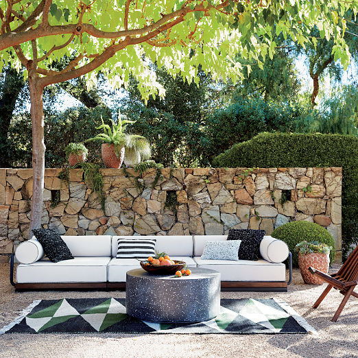 Bizerte 3-Piece Outdoor Patio Sectional Sofa