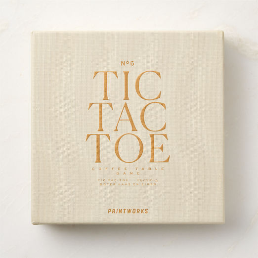 Black Acrylic Tic Tac Toe Game Set