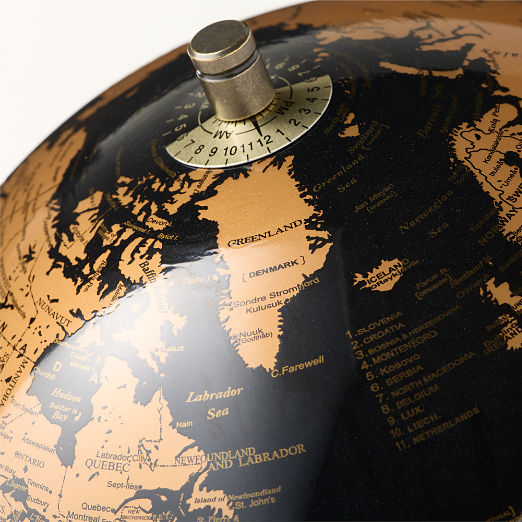 Black Acrylic Globe