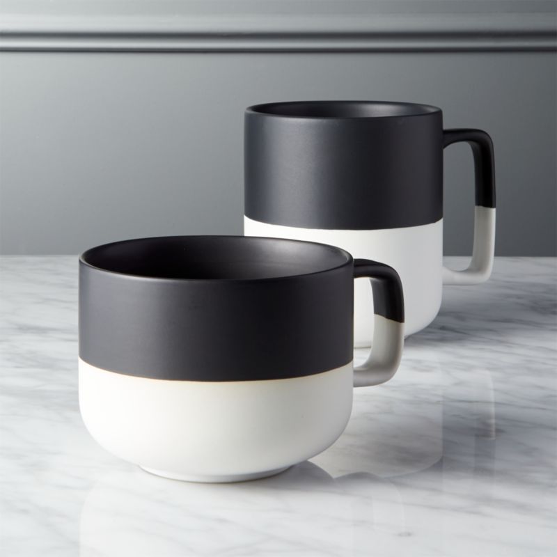 Cantina Modern Glass Coffee Mug Set of 4 + Reviews, CB2