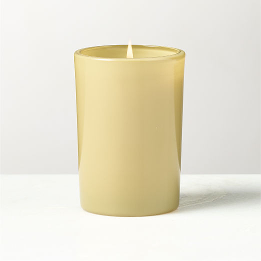 CB2 Black Fig + Citrus Scented Glass Candle 7oz