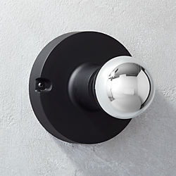 Modern Wall Sconces Cb2 Black Flush Mount Light