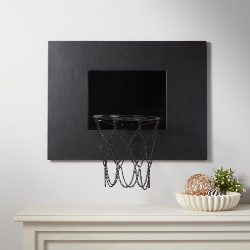 Black Leather Basketball Hoop - image 2 of 4