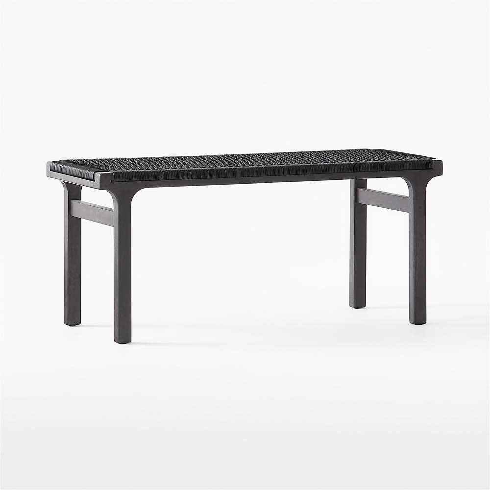 Small black deals bench