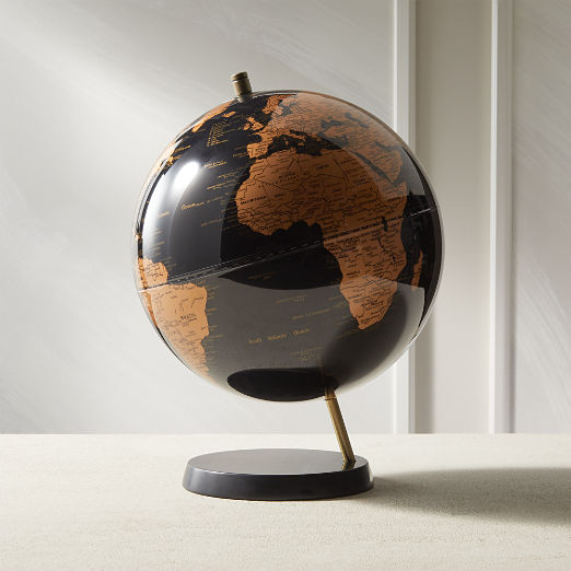 Black Marble Globe