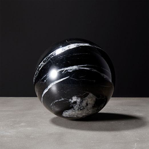 Black Marble Decor CB2