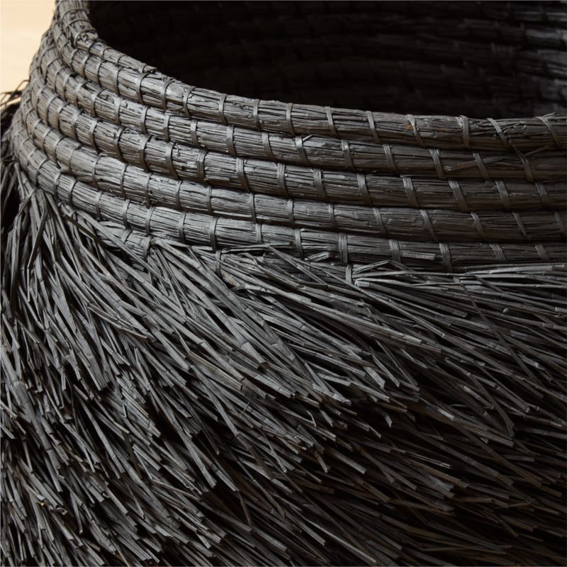 Lyn Woven Black Storage Basket - image 2 of 3