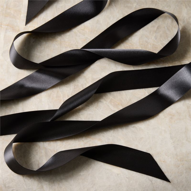 Black Holiday Ribbon - image 0 of 2