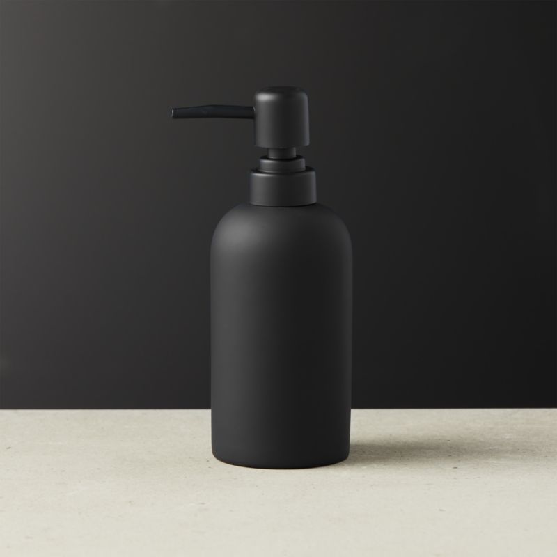 View Rubber-Coated Black Soap Pump details