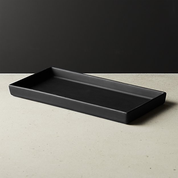 Rubber Coated Black Tank Tray - Image 1 of 10