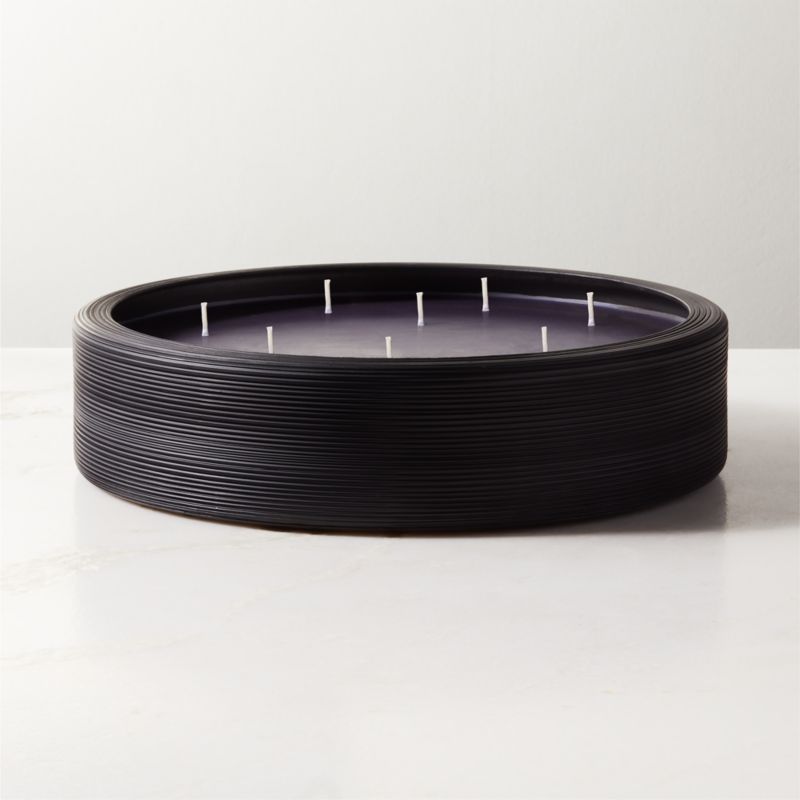 Black Spiral 8-Wick Candle 11.5" - image 1 of 4