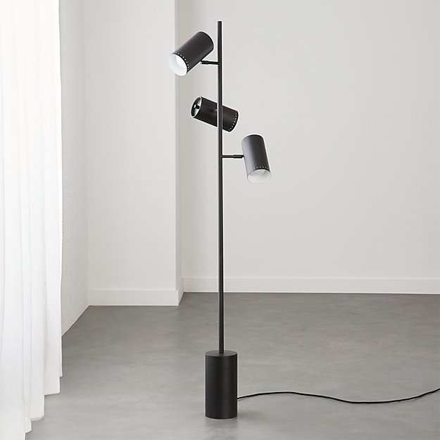 Trio Black Floor Lamp Reviews Cb2