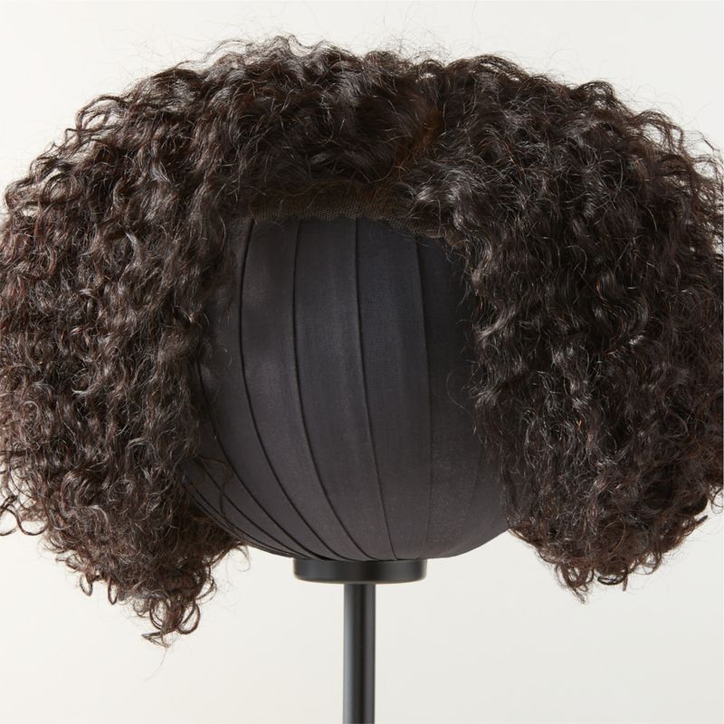 Ra Black Silk Hat & Wig Stand - image 2 of 5