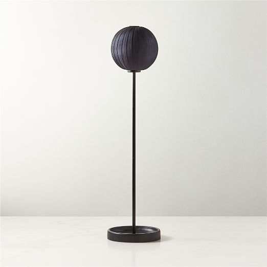 Ra Black Silk Hat & Wig Stand