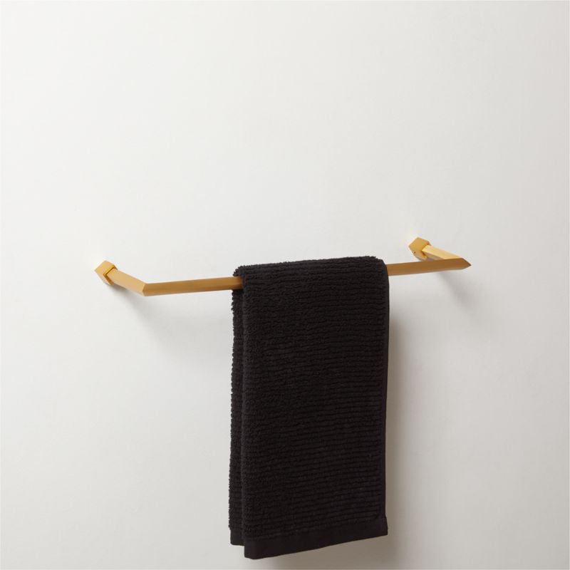 Blaine Brushed Brass Towel Bar 18" - image 2 of 5