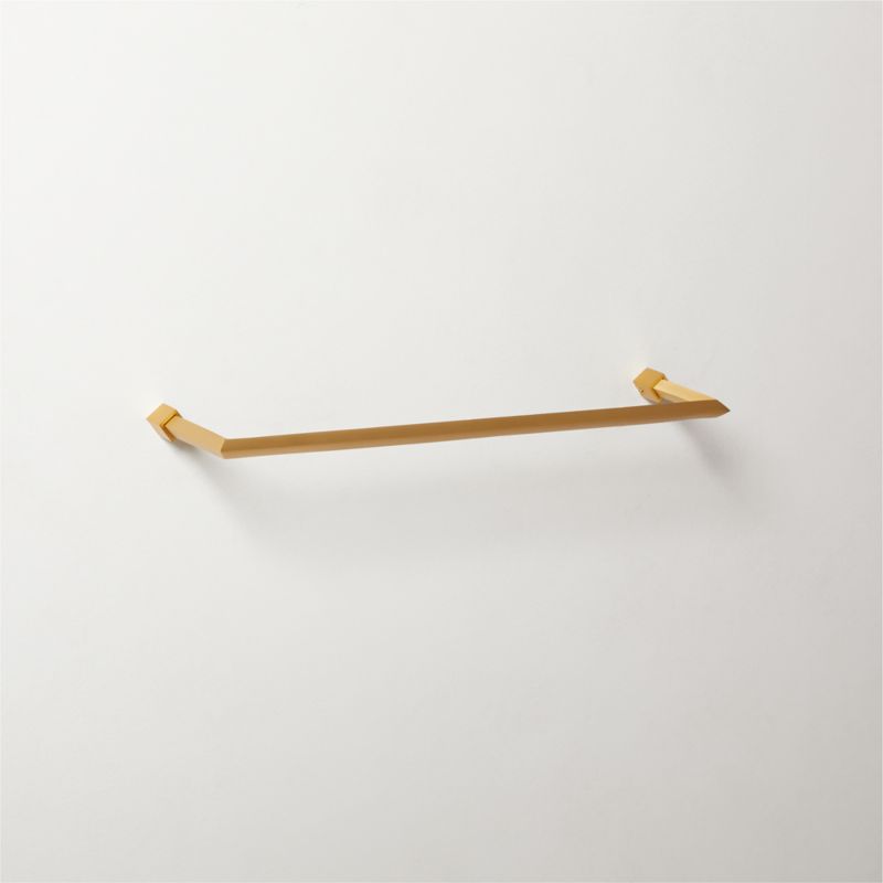 Blaine Brushed Brass Towel Bar 18" - image 0 of 5