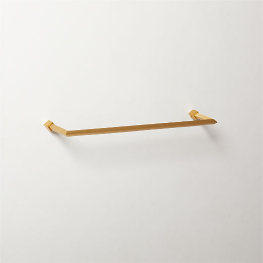 Blaine Brushed Brass Towel Bar 18"