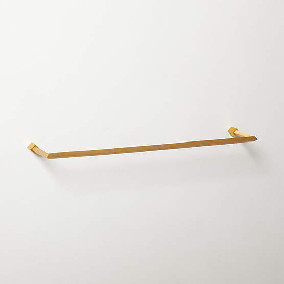 Blaine Brushed Brass Towel Bar 24"