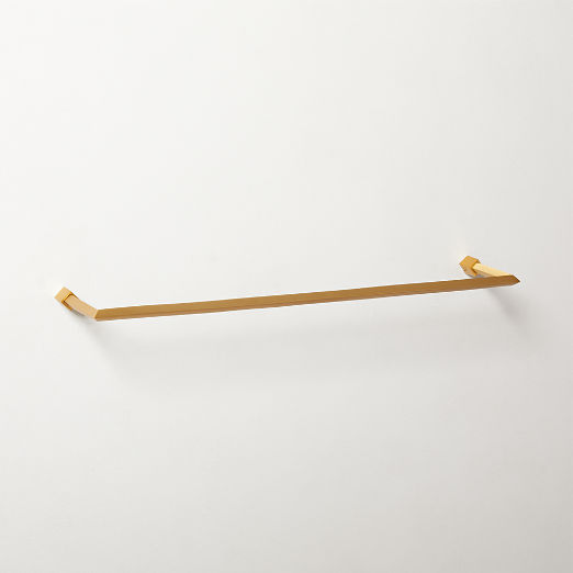 Blaine Brushed Brass Towel Bar 24"