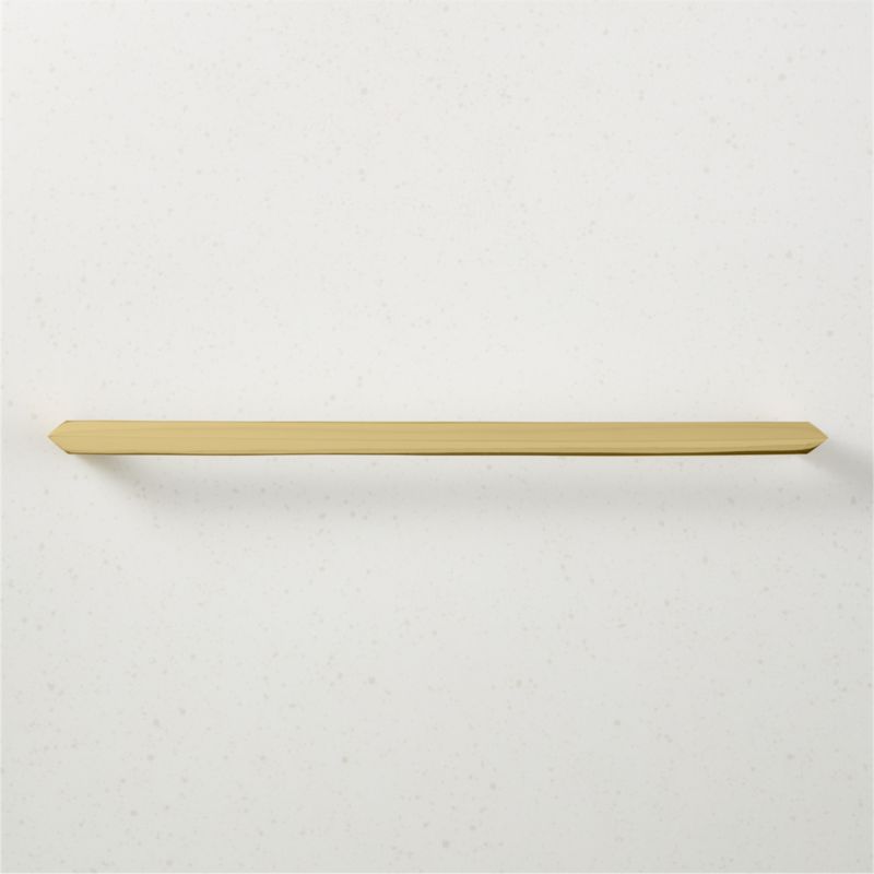 Blaine Brushed Brass Handle 12" - image 0 of 5