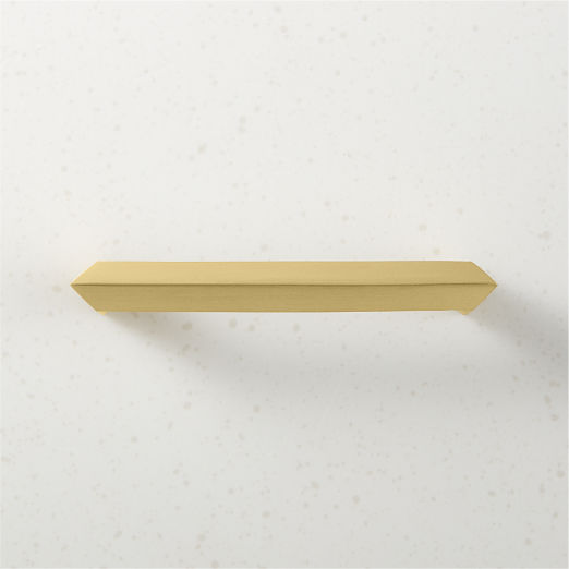 Blaine Brushed Brass Handle 4"