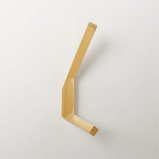 Blaine Brushed Brass Wall Mount Hook