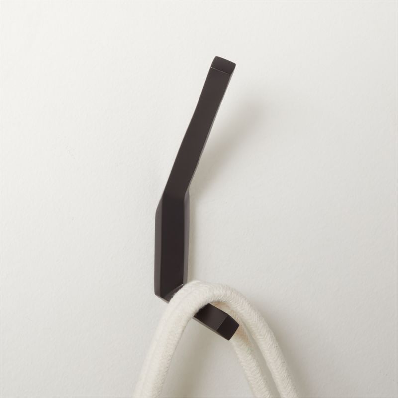 Flynn Modern Black Wall Hook + Reviews