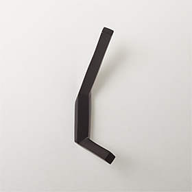 Barker Matte Black Vertical Wall Mounted Coat Rack