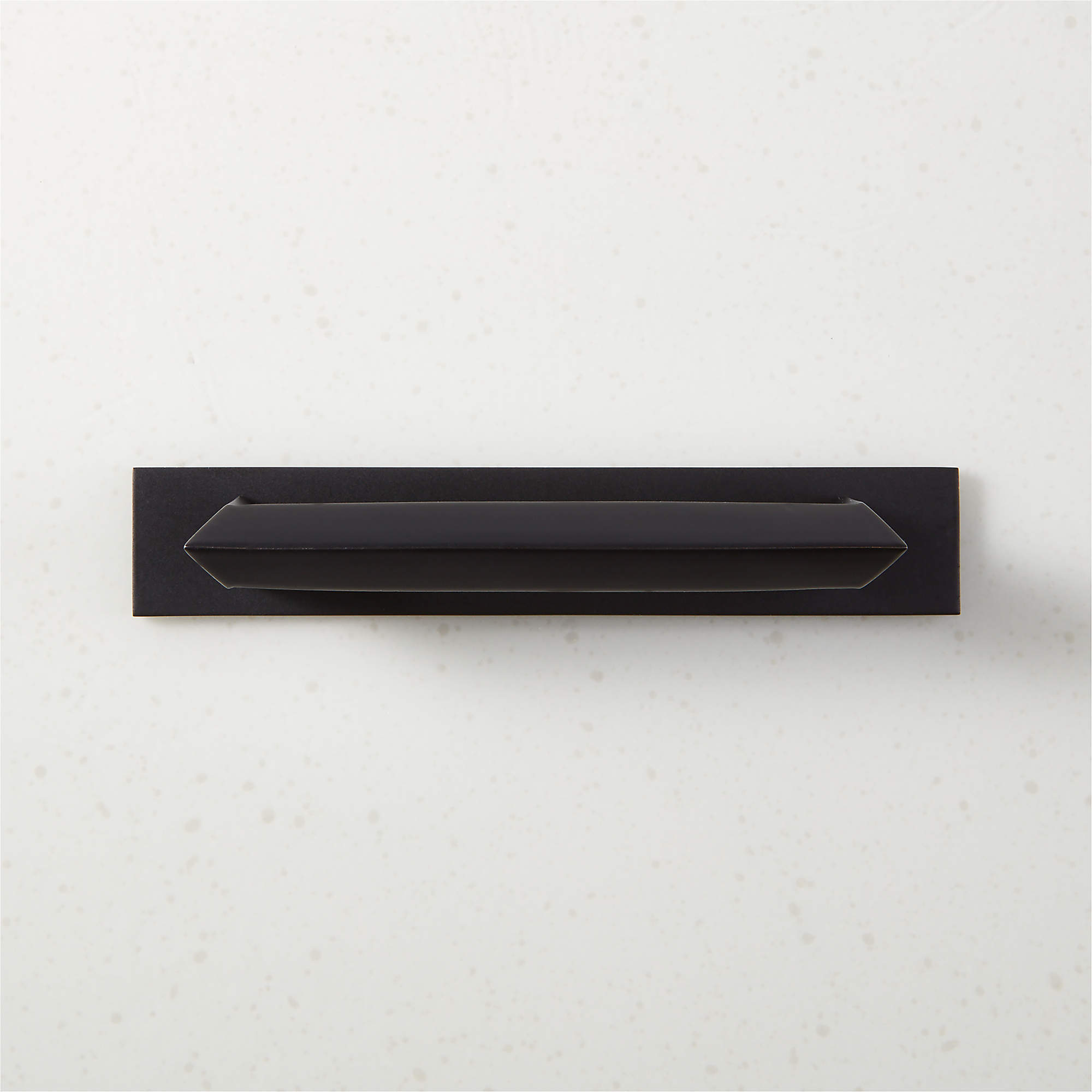 Blaine Brushed Brass Modern Handles with Back Plate