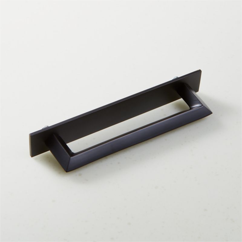 Blaine Black Handle with Back Plate 5" - image 1 of 4