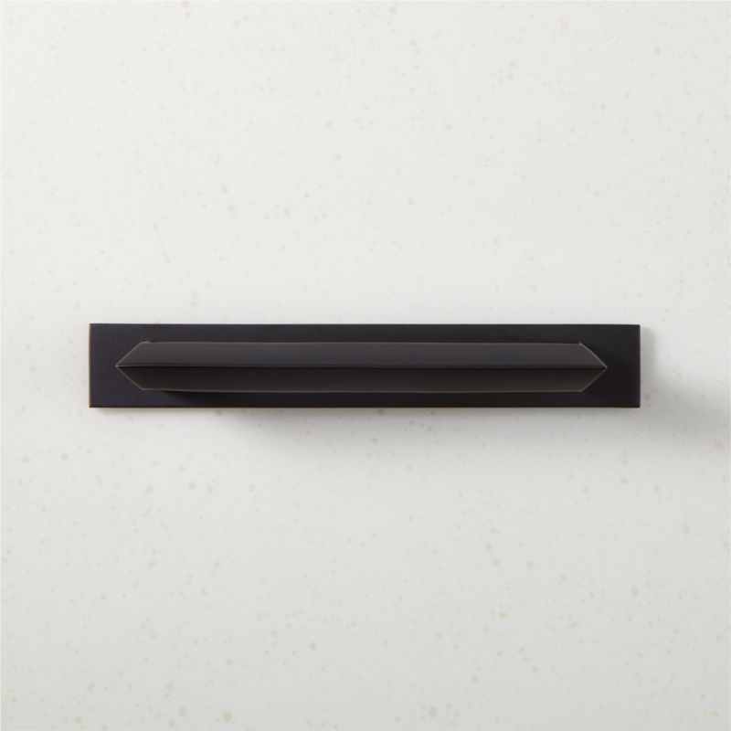 Blaine Black Handle with Back Plate 5" - image 0 of 4