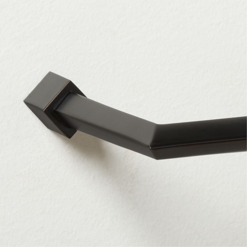 Blaine Modern Matte Black Towel Bars