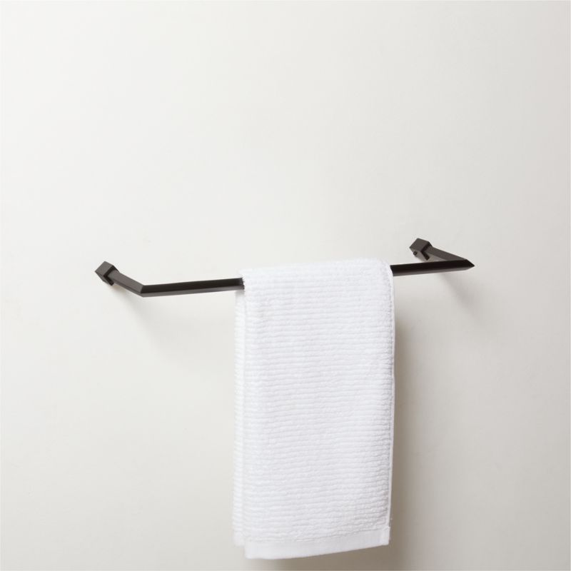 Blaine Modern Matte Black Towel Bars