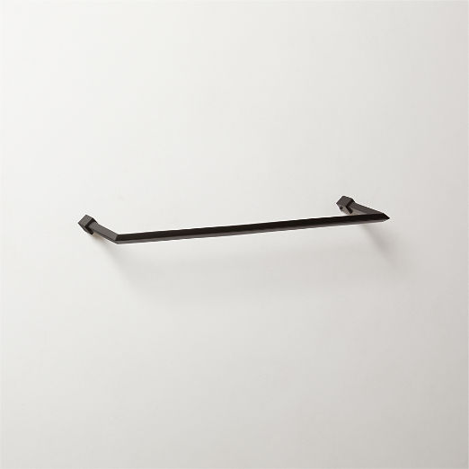 Blaine Matte Black Towel Bar 18"