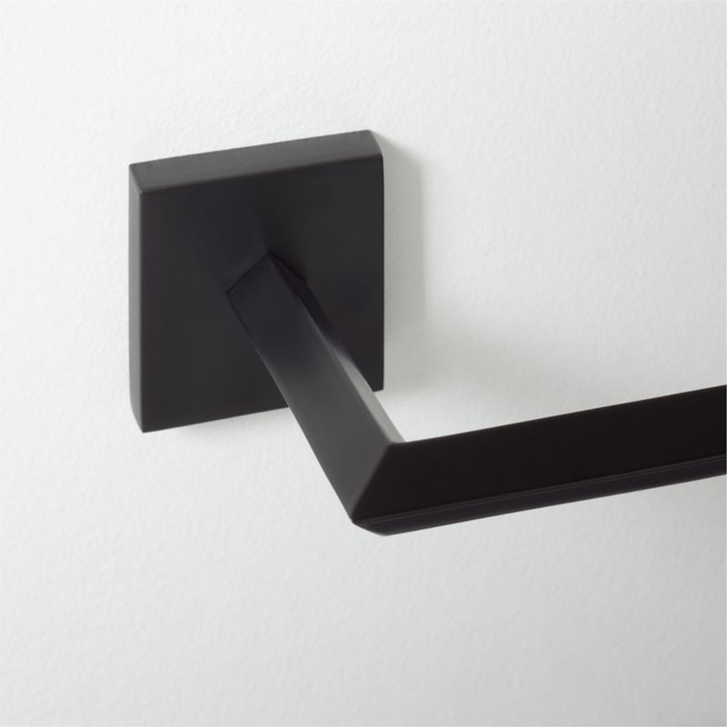 Blaine Matte Black Wall Mount Toilet Paper Holder + Reviews