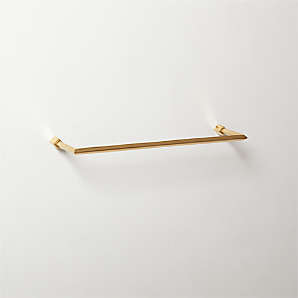 Brass Finish Small Towel Bar