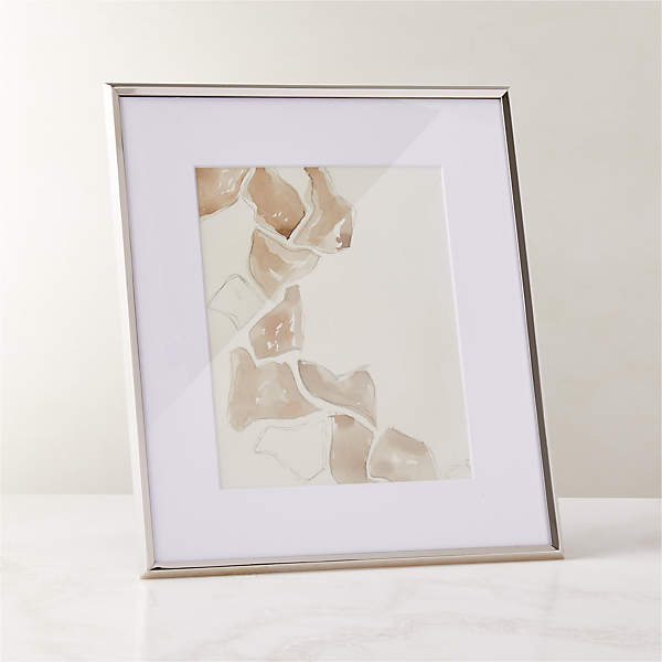 Gallery White Picture Frames with White Mats, CB2