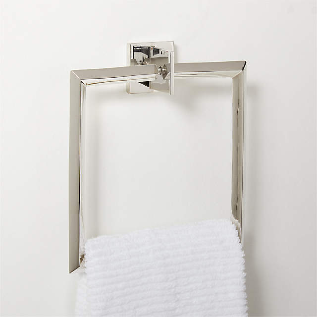 Cb2 best sale towel ring