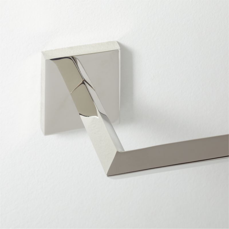 Blaine Polished Nickel Wall Mount Toilet Paper Holder - image 2 of 4